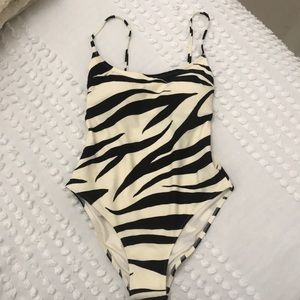 Women’s Zebra One-piece bathing suit